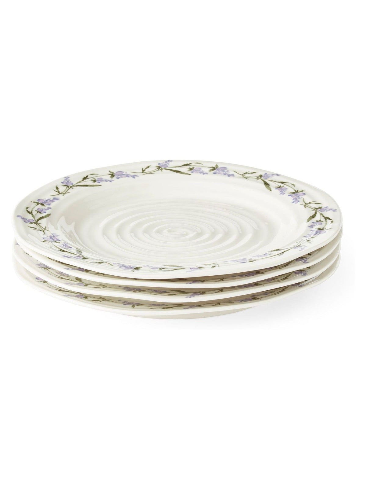 Sophie Conran dinner plates Lavandula set of 4 white 28cm, UK version