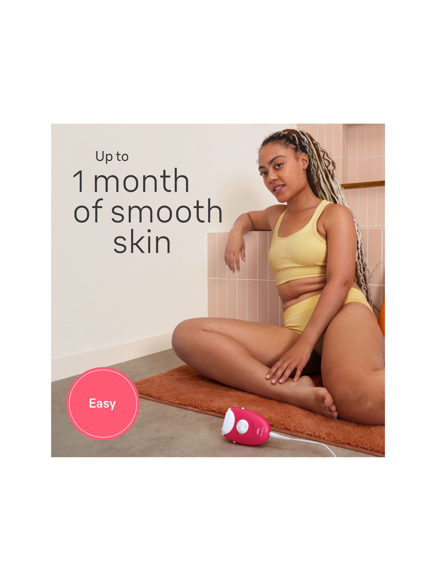 Braun Silk-Epil 3 corded epilator hair removal device, UK version