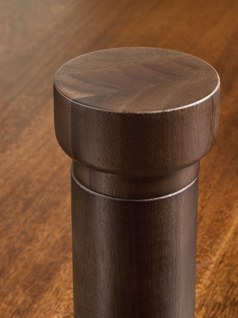 MADE.COM Brown Adao salt and pepper grinders, Acacia wood - British product