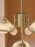 MADE.COM brass 5-light pendant lamp 72cm - British product