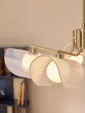 MADE.COM brass 5-light pendant lamp 72cm - British product