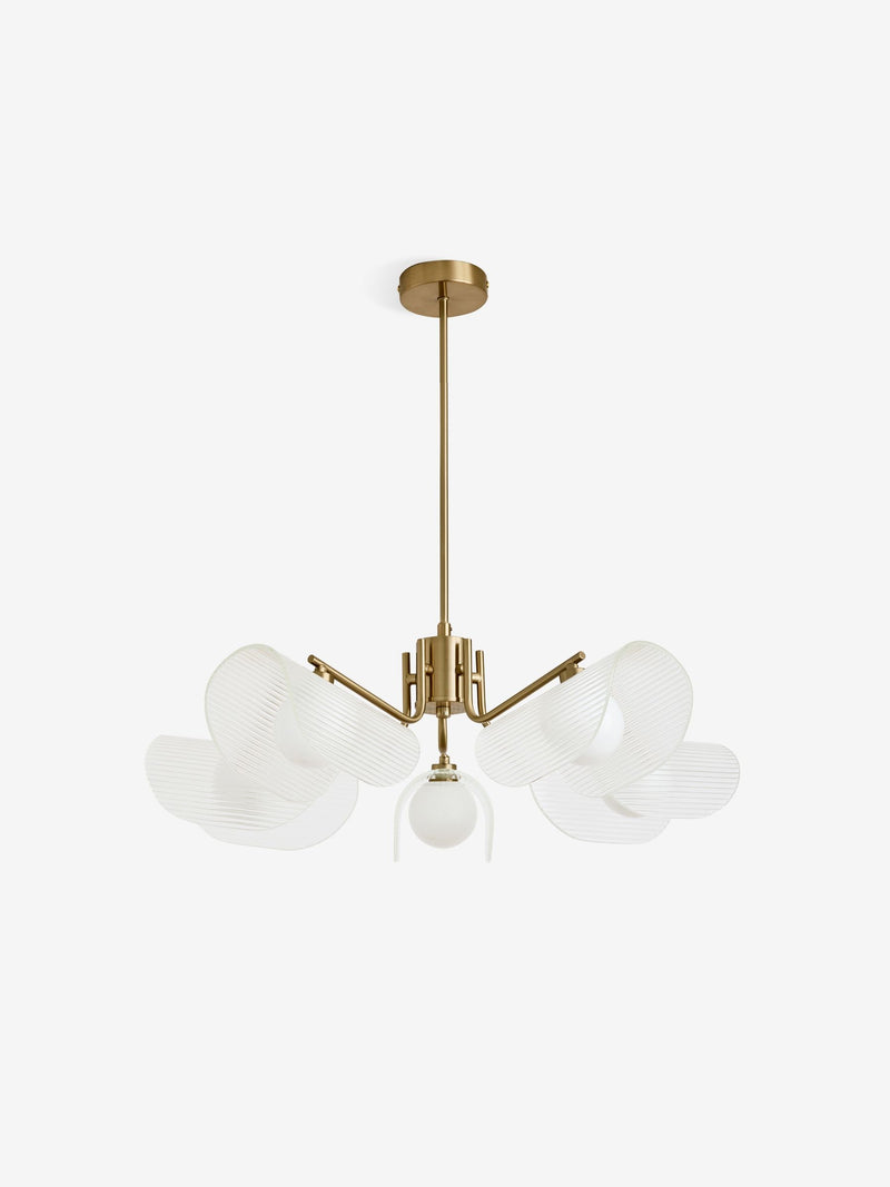 MADE.COM brass 5-light pendant lamp 72cm - British product