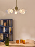 MADE.COM brass 5-light pendant lamp 72cm - British product