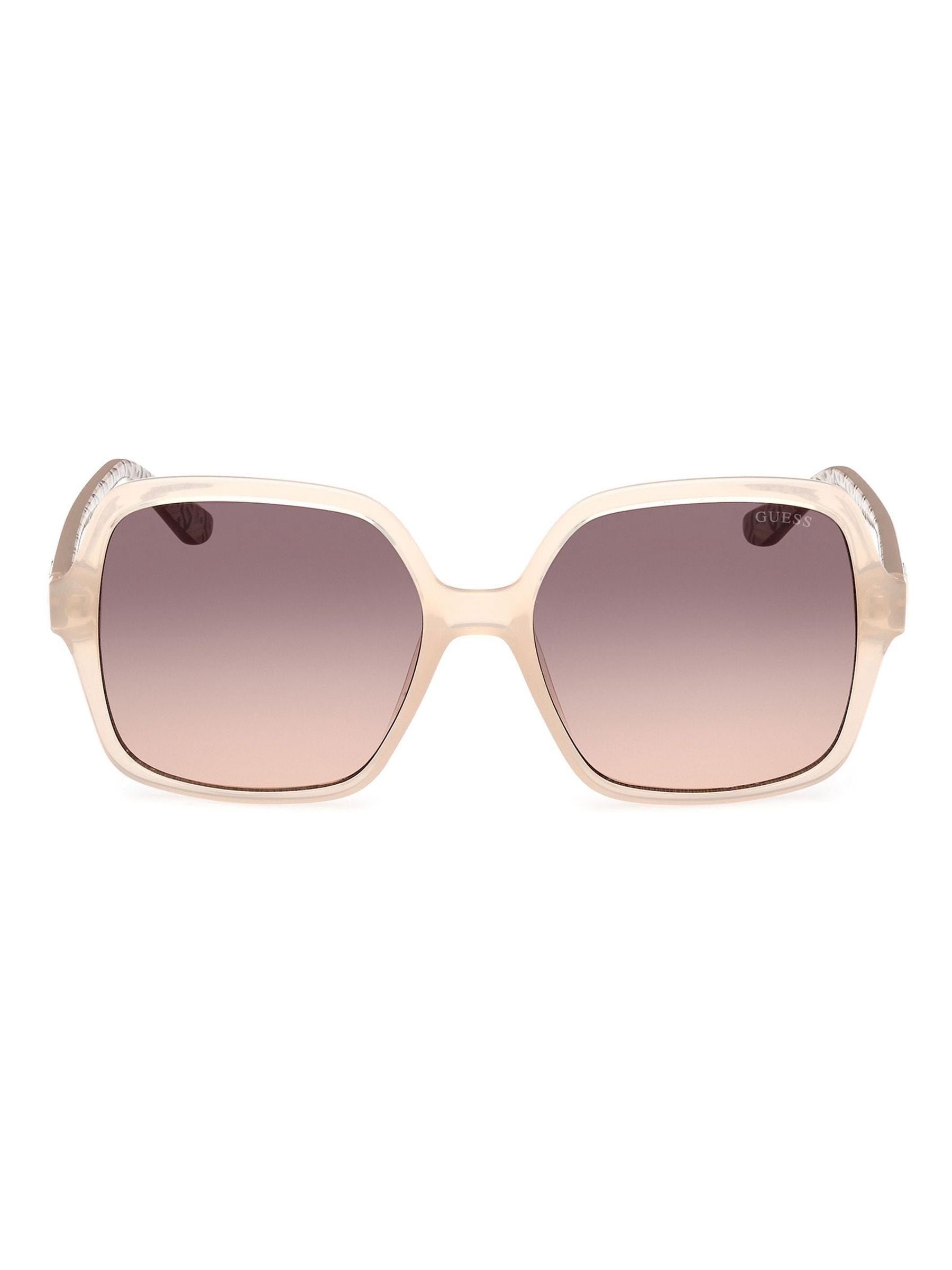 Guess Natural Oversized Shiny Sunglasses (British brand)