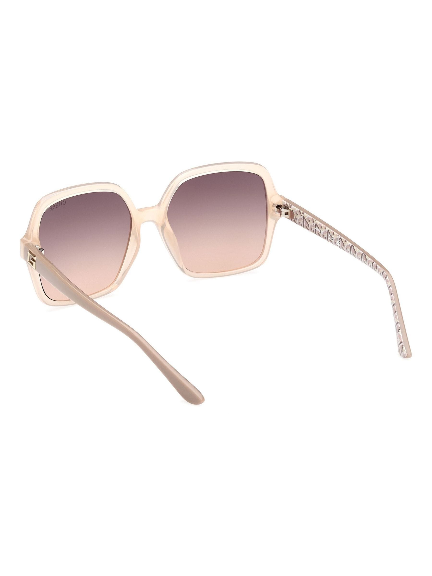 Guess Natural Oversized Shiny Sunglasses (British brand)