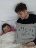 Solesmith personalised artwork cushion upload - British product