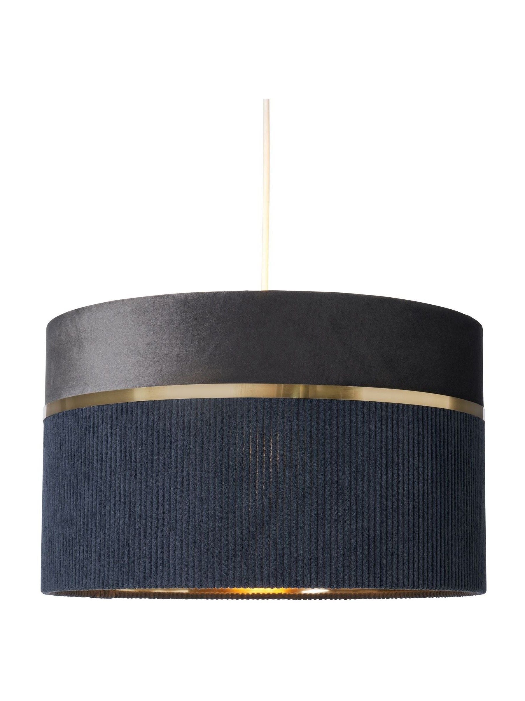 BHS Grey fabric ceiling light shade 40cm (British brand)