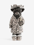Hamish bronze effect bathroom ornament with leopard print - British product