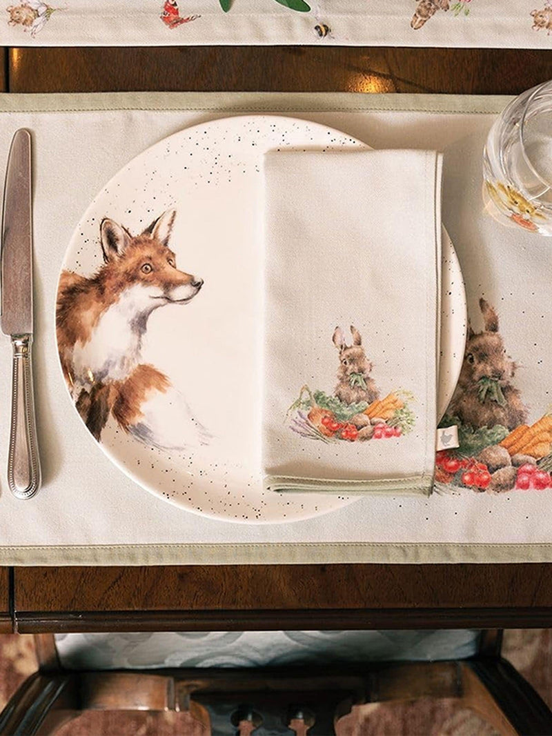 Wrendale fabric placemats set of 4 animal prints, imported from the UK