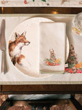 Wrendale fabric placemats set of 4 animal prints, imported from the UK