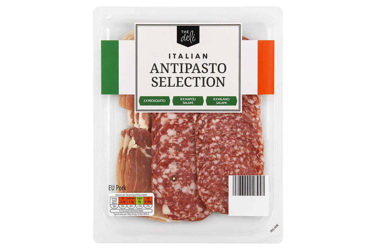 Italian antipasti Napoli salami selection, UK version