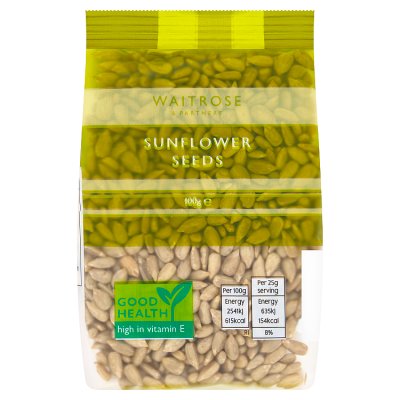 waitrose Waitrose Sunflower Seeds 100g- Buy online at McGrocer