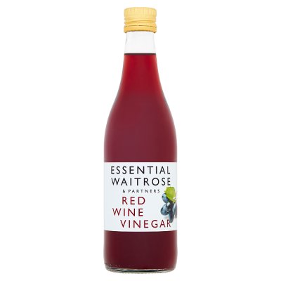 waitrose Waitrose Essential Red Wine Vinegar 500ml- Buy online at McGrocer