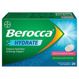Berocca Hydrate grapefruit effervescent tablets 20s, imported from the UK
