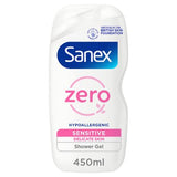 Sanex Zero% sensitive shower gel 450ml - British product