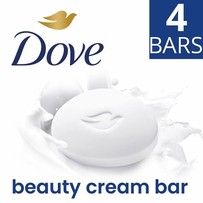 Dove Original Moisturising Beauty Bar 4 pack - British product