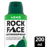 Rock Face antiperspirant deodorant aerosol 200ml - British product