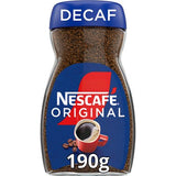 Nescafé Original Decaf instant coffee 190g - British product