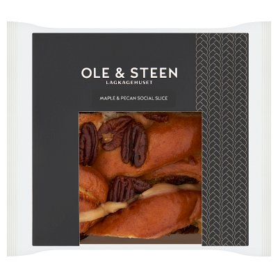 waitrose OLE & STEEN Maple & Pecan Social Slice Danish Pastry 165g- Buy online at McGrocer