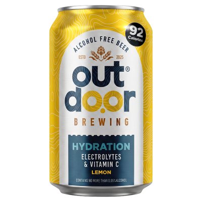 Outd00r alcohol-free lemon beer 330ml, UK version