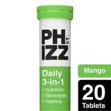 Phizz mango hydration electrolyte tablets 20s - British product