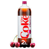 Diet Coke Cherry cola drink 2 litre - British product