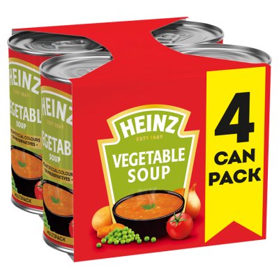 Heinz vegetable soup multipack 4x400g (British brand)