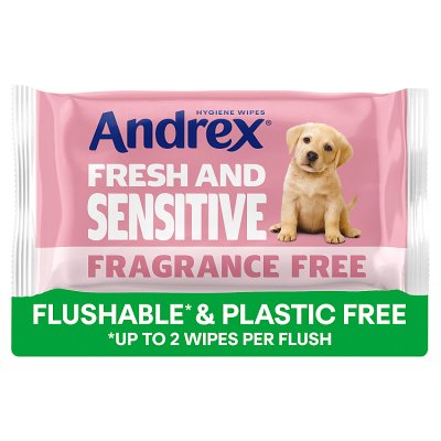 Andrex Fresh & Sensitive moist toilet wipes 30 sheet - British product