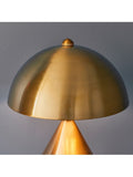 Gallery Home antique brass Barrie table lamp, imported from the UK
