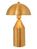 Gallery Home antique brass Barrie table lamp, imported from the UK