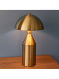 Gallery Home antique brass Barrie table lamp, imported from the UK