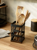 Bronx black utensil holder 17cm - British product