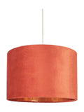BHS burnt orange velvet lamp shade 30cm, UK version