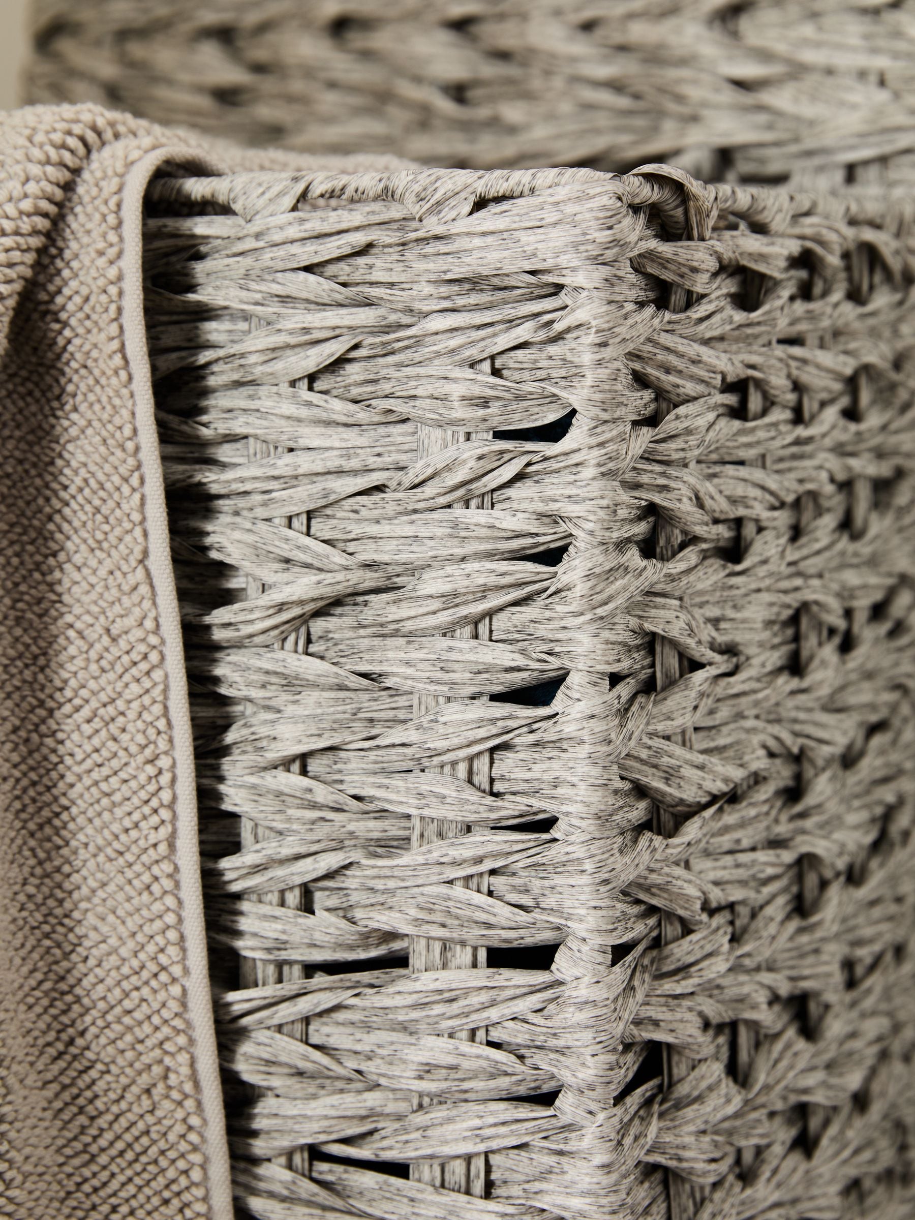 Hepworth wicker effect slimline laundry basket, UK version