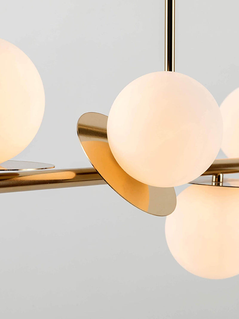 Houseof Brass Opal Disk Ceiling Light 109cm, UK version