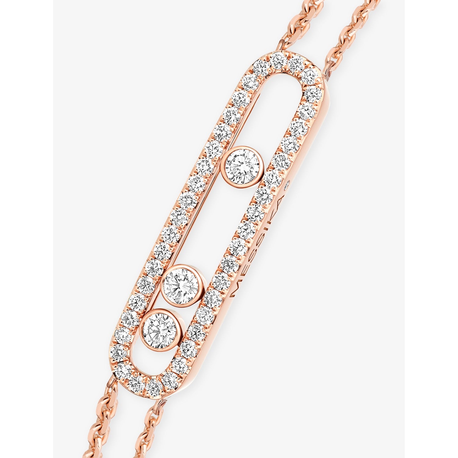 Messika Move rose-gold diamond bracelet 18ct - British product