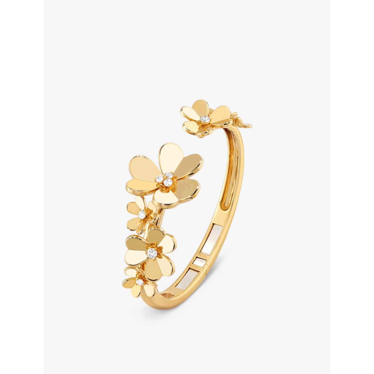 Van Cleef & Arpels Frivole diamond bracelet in gold - British product