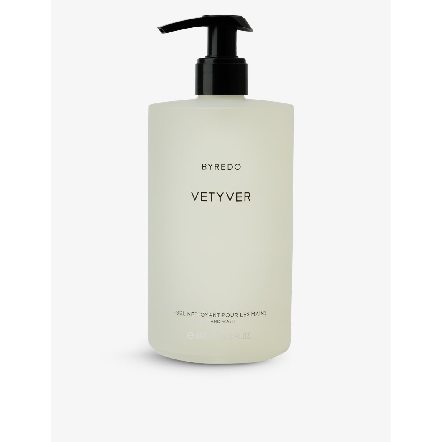 Byredo Vetyver hand wash 450ml with woody fragrance, UK version