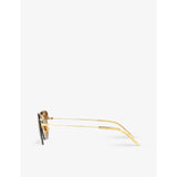 Saint Laurent rimless aviator-frame sunglasses 52mm (British brand)