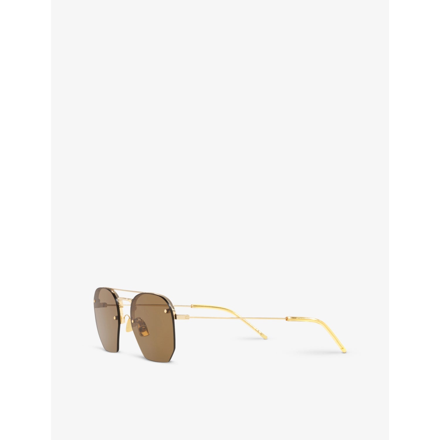 Saint Laurent rimless aviator-frame sunglasses 52mm (British brand)