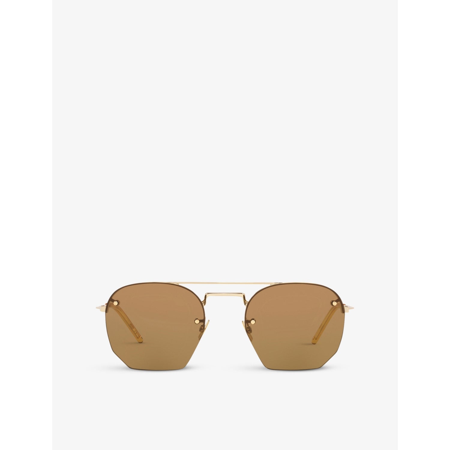 Saint Laurent rimless aviator-frame sunglasses 52mm (British brand)