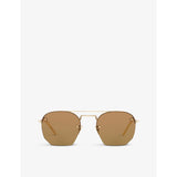 Saint Laurent rimless aviator-frame sunglasses 52mm (British brand)