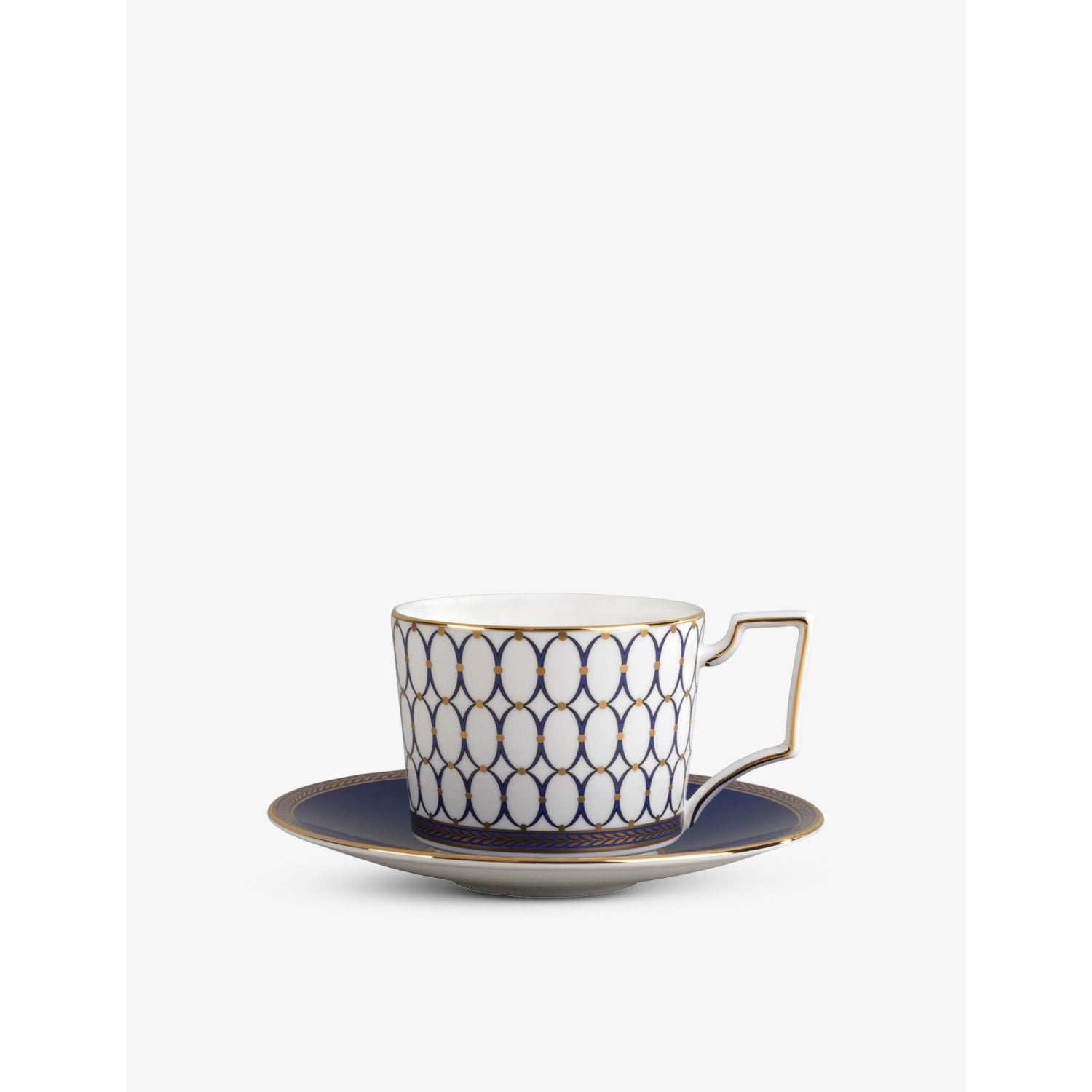 Wedgwood Renaissance Gold porcelain coffee cup and saucer 70ml, UK version