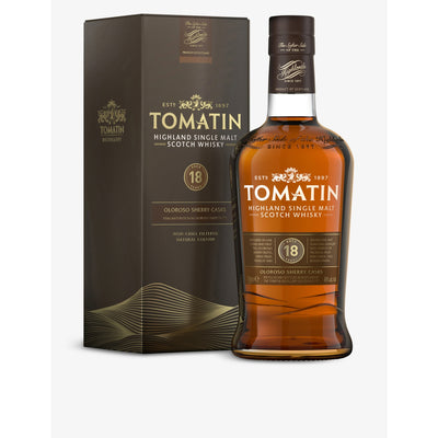 selfridges Tomatin 18 Year Old Single Malt Whisky 700ml- Buy online at McGrocer