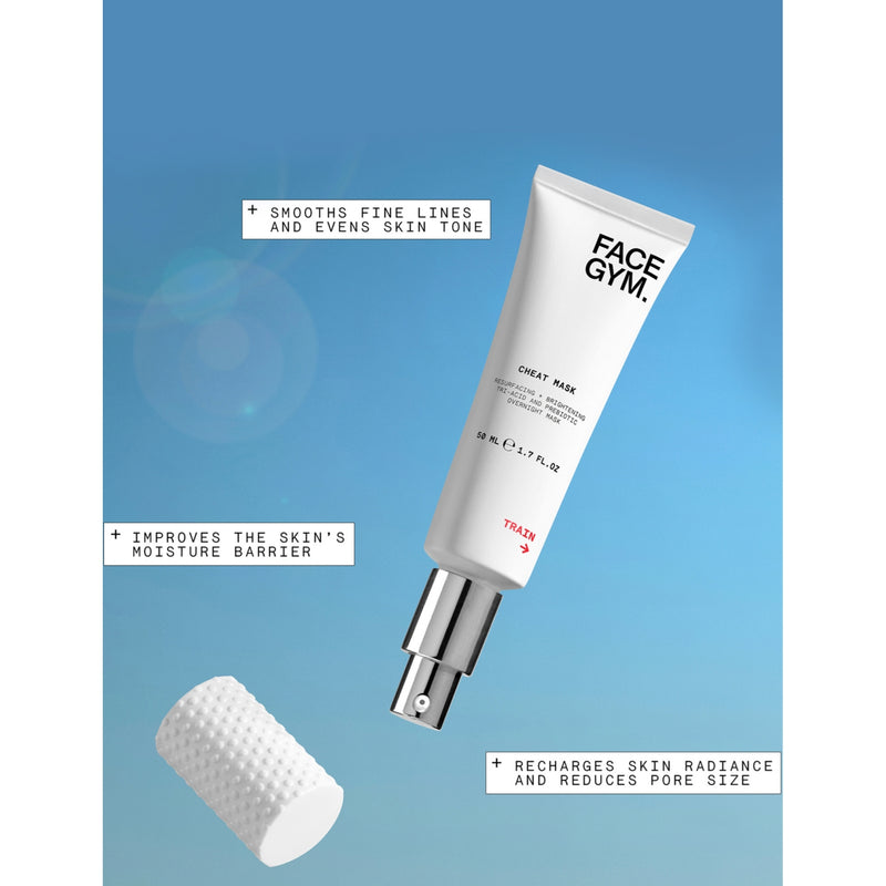 FaceGym Cheat Mask brightening overnight mask 50ml, imported from the UK