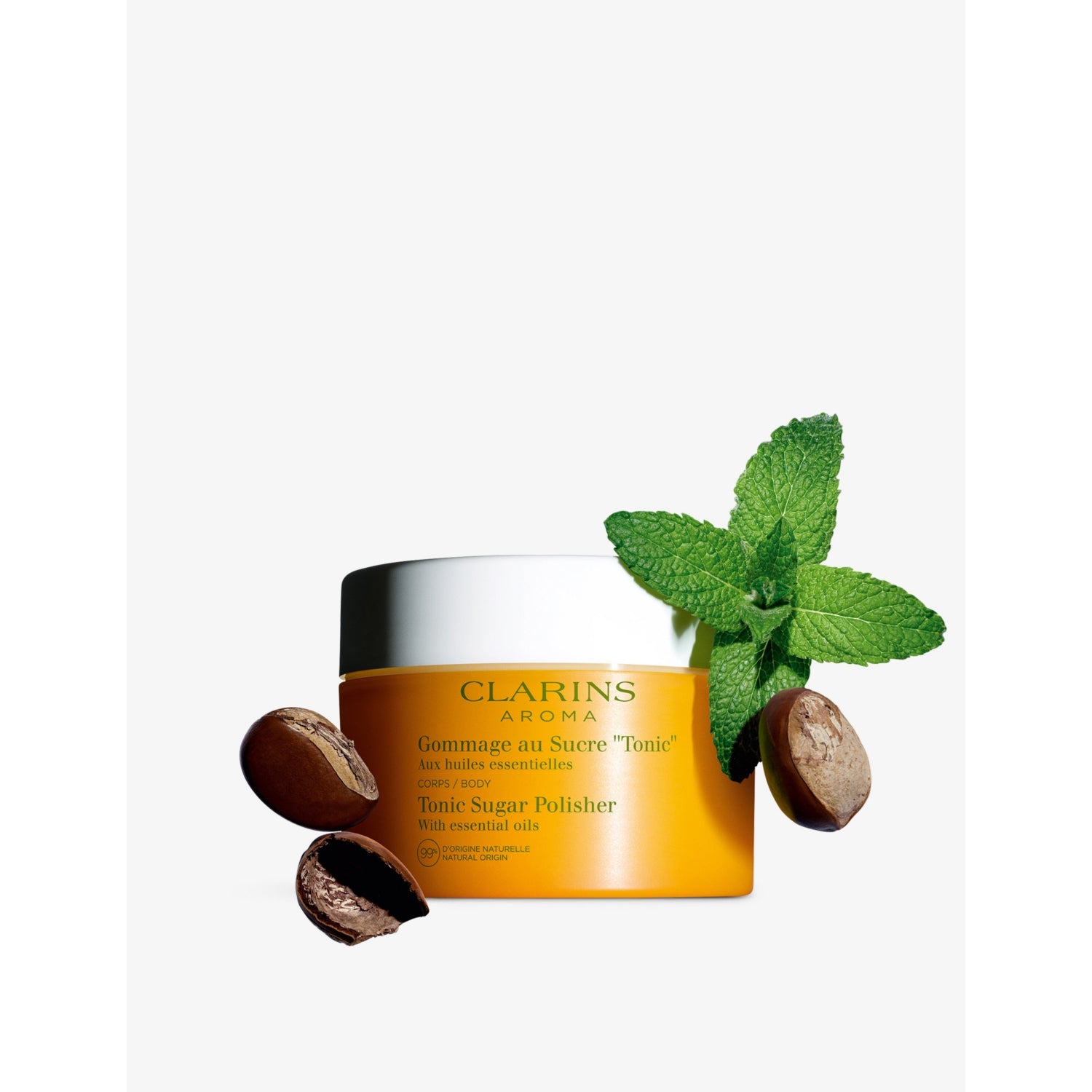 Clarins Tonic Sugar polisher 250g, imported from the UK