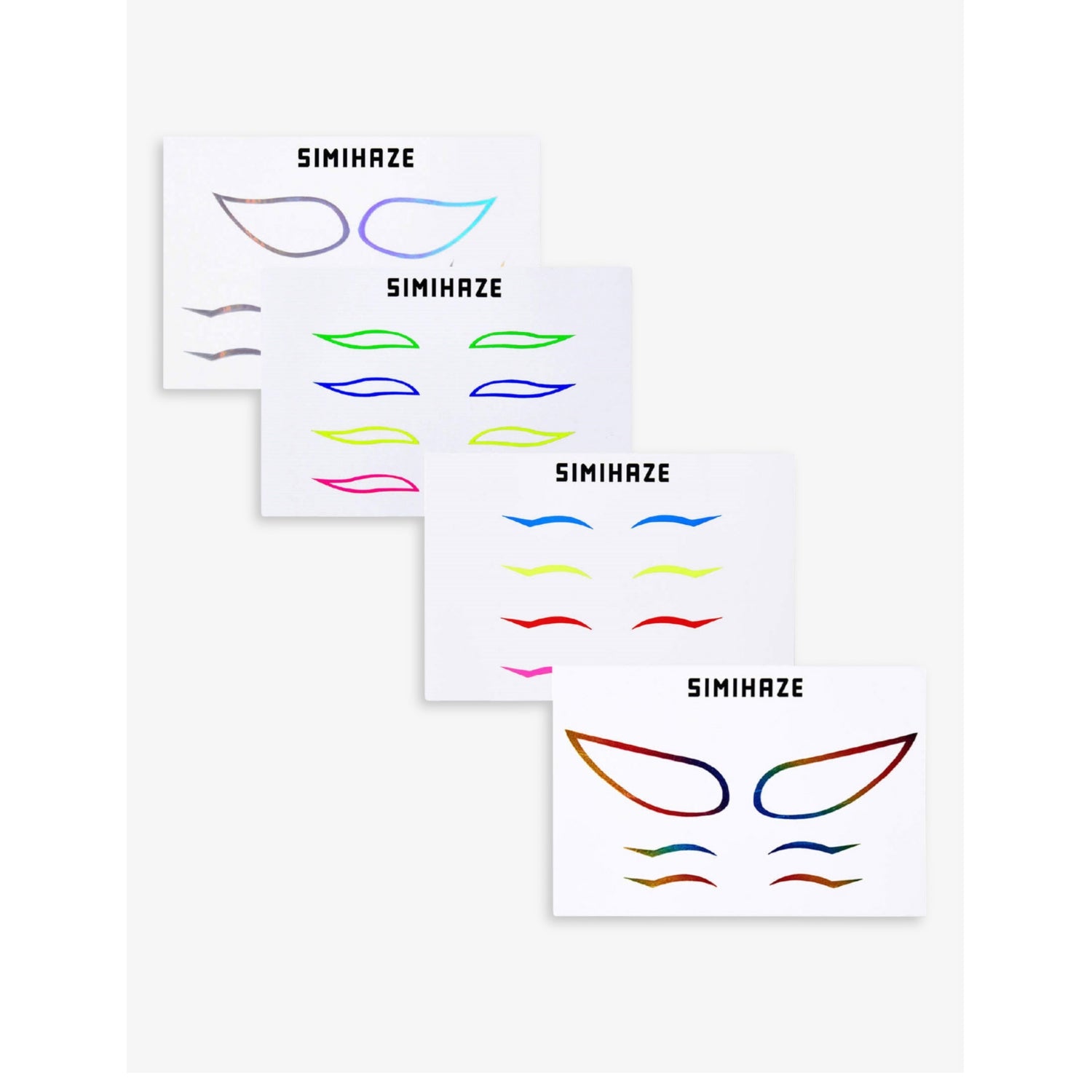 Simihaze Beauty Rave eye stickers set of four, imported from the UK