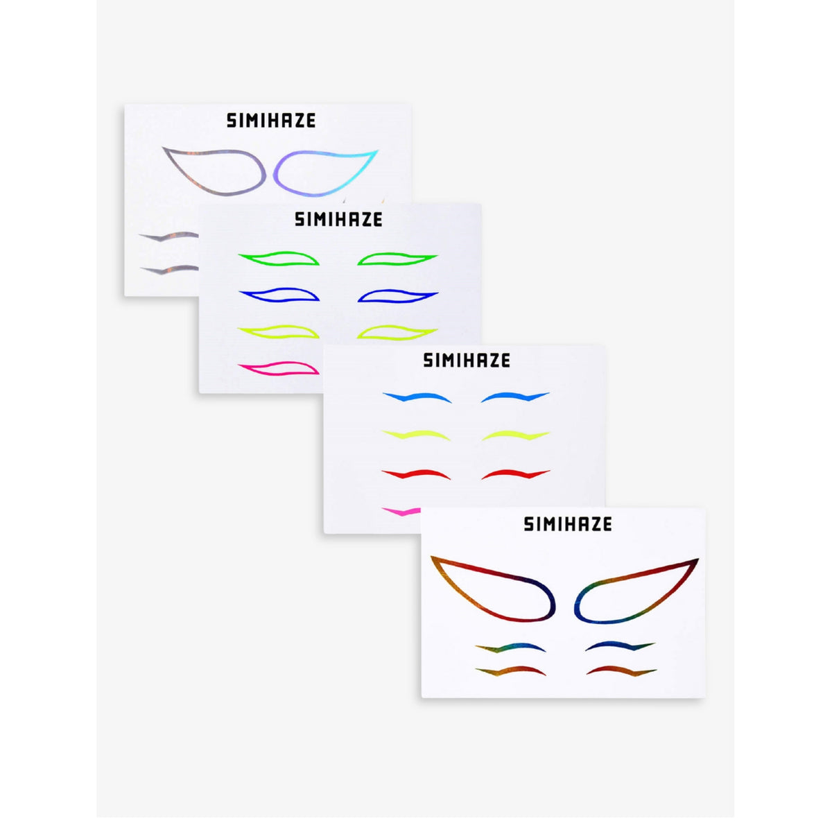 Simihaze Beauty Rave eye stickers set of four, imported from the UK