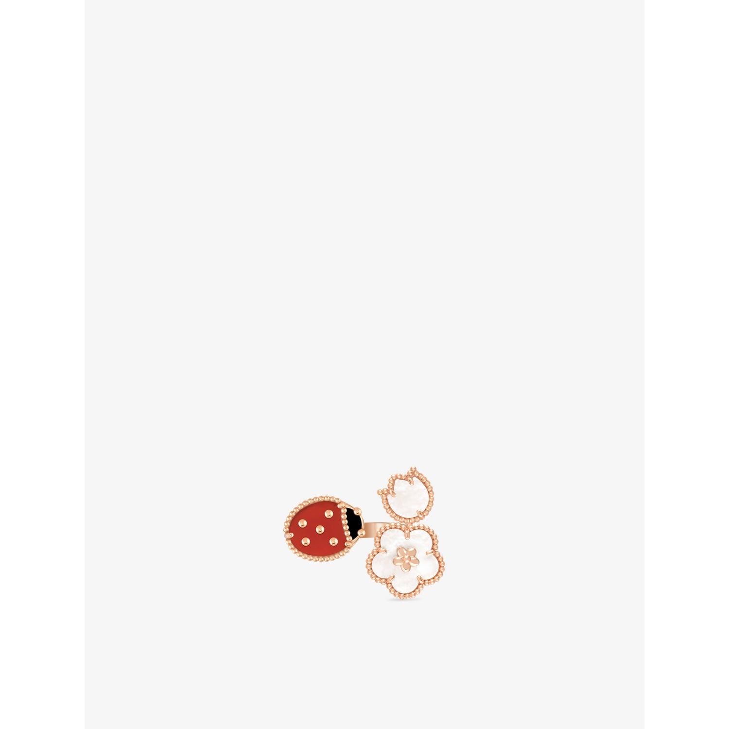 Van Cleef & Arpels ring 18ct rose gold, imported from the UK