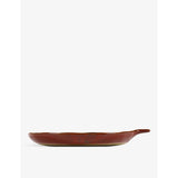Serax La Mère irregular side-handle stoneware plate 17cm - British product